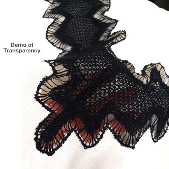 Another Tomorrow Lace Inset Dress Sample - Sm - NWT - Picture 6 of 12